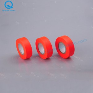 1-3 / 16'X150 '/ 300' Kanada Oranžová / Růžová neoznačená lepicí páska z PVC